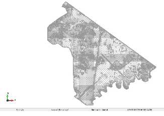 Figure 5 : Orthophoto of the modeled area