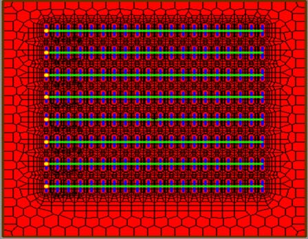 Fig.1: Reservoir Basecase Model (after gridding)