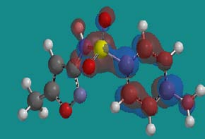 Figure 14 : Intermodulation spectra recorded for copper electrode in 0.1 M HCl solutions in the absence and presence 500 ppm of streptoquin