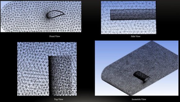 Figure 5 : Mesh of the entire domain