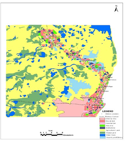 Figure 2 : Extent of Land Use in 1986