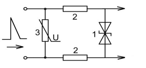 Fig. 7 : Powerful filters for supply circuits: Above -for current rating of several tens of Amps; below -for current rating above 1000 A