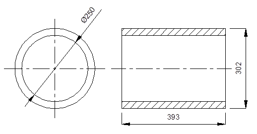 Titanium alloy is considered to design the bars as it reasonably satisfies the following criteria: ? Bars must remain elastic after impacts (higher modulus of elasticity E) ? Bars should neither breakdown nor plastically deform (higher yield strength ? y ) ? Bars should have less density to reduce mismatch of acoustic impedance Z with soft specimens like Polymers. Z = ?C b) Striker Bar From conservation of energy: Potential energy of the striker bar = kinetic energy of the striker bar PE s = KE s (14) P i A s l b = Where, A s = cross sectional area of the striker bar, l b = length of the barrel, m s = mass of the sriker bar. © 2014 Global Journals Inc. (US) Global Journal of Researches in Engineering ( )The dimensions of the striker bar as a result of the above assumption are given in Fig.4.