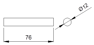 Fig. 5 : Incident and Transmission bars (all dimensions in mm)