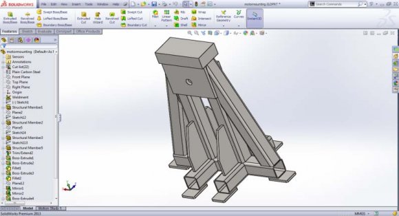 Figure 10 : Shaft Support h) Duct: -In order to carry the electrical wires and other appliances for purposes of lighting specially designed pair of duct is used as a protective