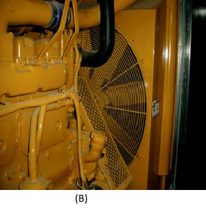 The noise reduction techniques are dependent on the generator room, exhaust and its type of structure, borne, noise & vibration. Some techniques are shown in the following sections. a) Generator Rooms a. Room Enclosure: i. Roof ii. Walls iii. Doors iv. Internal Lining b. Intake Air and Discharge Air: i. Duct Silencers ii. Acoustic Louvers iii. Exterior Screens b) Exhaust Noise a. Resistive Mufflers/ Absorbance Silencer b. Active Noise Control c) Structure Borne Noise & Vibration a. Spring isolators on generators larger than 175kW. b. If a floor joint is present, the weight of concrete beneath the generator should be not less than twice the generator weight. c. Flexible pipe connectors, duct connectors, electrical connection at the generator.