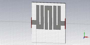 fabricated 7.5 GHz Hairpin filter is shown in Fig 4.4.