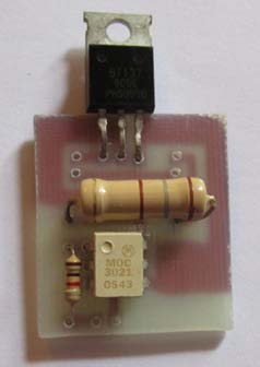 Figure 9: The Reset Switch Figure 9 shows the reset switch. The reset switch was developed by modifying internal structure of the push button switch. The push button switch used was a normally open type. A 10 K? resistor was connected in the switch as pull down resistor. The other terminal of the switch was directly connected to the +5V supply on the controller.