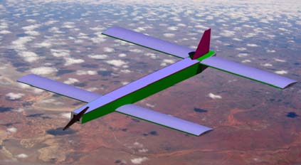 Fig. 1: Tandem Wing sUAV Design
