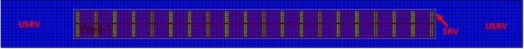 Figure 19: Reservoir Model -100 ft Fracture Half-Lengths