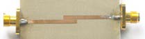 Fig.2: Photograph of fabricated filter (a) Front view (b) Back view