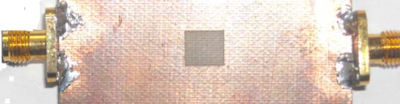 Fig.3: (c ) Surface current density at center frequency 6.85 GHz (top View) (d) Bottom View