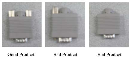 Figure 10: Job 2 Test Product Images JOB 3Purell hand sanitizer is used in job 3. In this job we check the label of Purell brand name in the hand sanitizer container. Container with Purell brand name is considered as a good product and without Purell brand name is considered as a bad product.