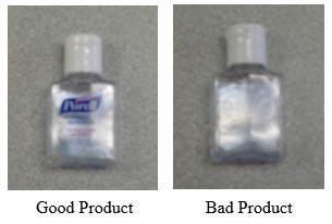 Figure 11: Job 3 Test Product Images JOB 4We used nut for job 4. Nut with two marks is considered as good product and nut without marks will be considered as a bad part.