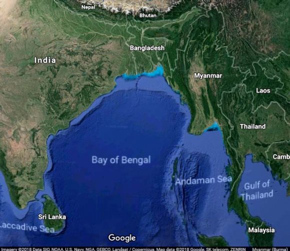 Fig. 1 shows Myanmar's three Coasts, Rakhine Coast, Ayeyarwady Delta Coast, and Tanintharyi Coast. Mayu and Kaladan rivers flow into the Rakhine Coast. Ayeyarwady, Sittaung and Thanlwin rivers flow into Ayeyarwady Delta Coast, and Ye, Dawai, Tanintharyi, Lenya rivers flow into the Tanintharyi Coast [3].
