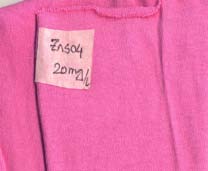 Figure 3.6: Colorfastness to wet rubbing at 50gm/l,20 gm/l and 10 gm/l salt concentration