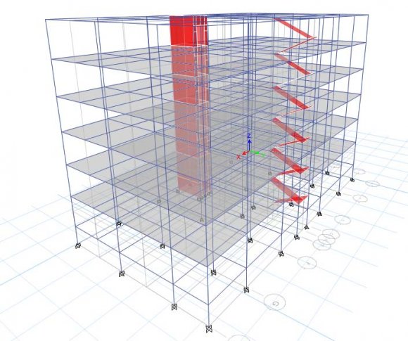 (a) Modeling, (b) Static Analysis, (c) Design, (d) Pushover Analysis At first the plan was executed on ETABS 2015 interface. Earthquake and Wind forces have been introduced for static loading, and diaphragm has been initiated into the floor plan to pinpoint locations of building stiffness centre. And after the design of concrete moment resisting frame and reinforcement detailing, pushover has been introduced. The building has been shaken in X and Y direction with a maximum target displacement of 31.84 inches and capacity curves have been formed. Afterwards plastic hinges have been formed on each beam span at 0.05 and 0.95 distances(near each end portions)of beams and columns. It is to be noted that active hinge formations are important for development of yield zones in frames. Year 2018 E © 2018 Global Journals