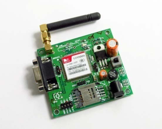 Figure 3: Sim 900A module GSM:-Global System for Mobile communication (GSM) has been the best trustable and access wireless communication systems and is used widely. We can communicate with the user by using a mobile phone over GSM network. The GSM is interfaced