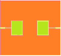Fig. 2: Microstrip Patch Antenna with Feed, Patch & Impedance-Matching Transformer