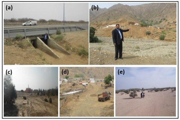 Figure 11: Rain measurement stations surrounding the area of Study in 2019