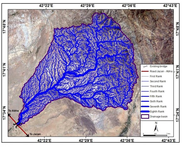 Figure 13: Geological map of the Wadi Bayad in 2019