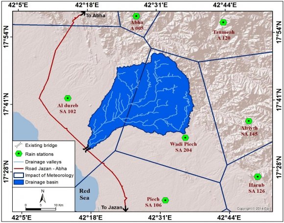 Figure 15: Land uses of the Wadi Bayad basin in 2019