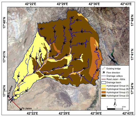 Figure 20: Samples of the Cross-sections for the main valley of the Wadi Bayad in 2019