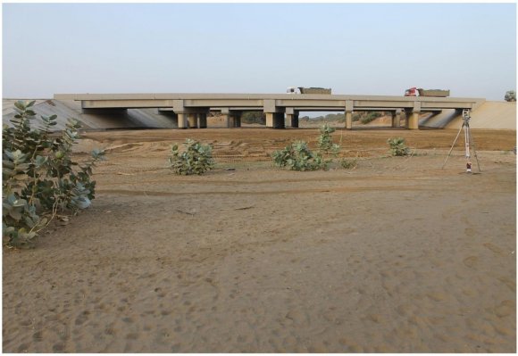 Figure 27: Urban areas exposed to drown below the Jizan-Abha Highway in 2019