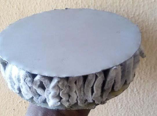Figure 1: A Sandwich Circular plate with metal face-sheet and soft foam core