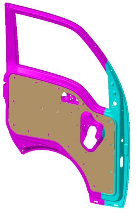 Figure 12 : No pressure gradient which indicated no cavitation occurrence at 300rpm Turbulent flow at 600rpm shows pressure difference in Figure 13. Lowest pressure is observed below the Propeller Blade section. This indicates that possibility of cavitation to occur is high.