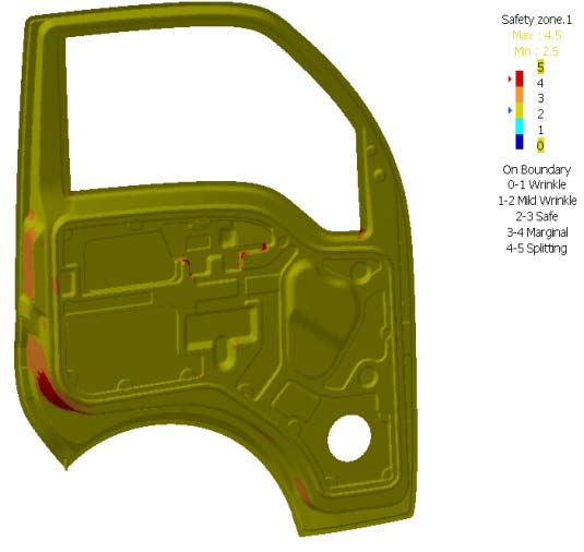 Figure 14 : Iteration results for continuity, x-velocity and y-velocity Lift and drag vector force as shown in Figure 15 and 16 shows a convergence solution through the lift and drag convergence history.