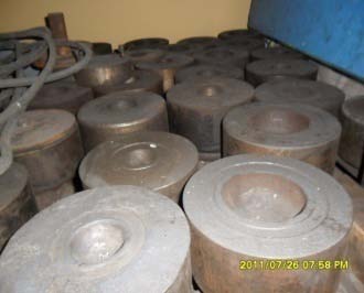 Fig. 9 : Observed metallographic structure of the heat treated final product (20X)