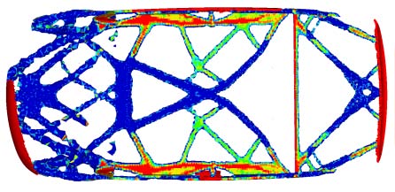 Generation of Optimised Hybrid Electric Vehicle Body in White Architecture from a Styling Envelope