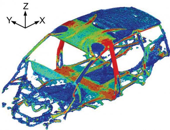 Figure 2 : Example of topology optimisation result