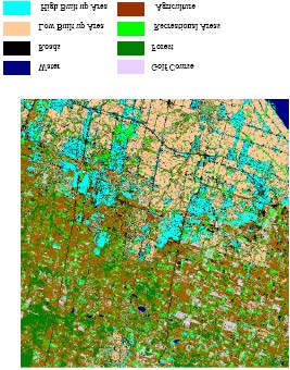 Results of a principal component analysis on a subset of the MERIS image ofJune 16 th , 2003.