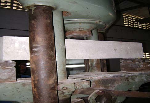 Figure 3 : Load-deflection of tested beams