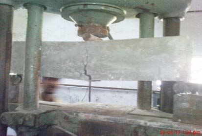 Figure 4 : Mode of failure and crack pattern of all the beams tested