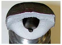 Figure 8 : Stress concentration area of crankshaft showing in hypermesh IV. Design Calculation by AnalyticallyIn a reciprocating engine, the crankpins, also known as crank journals are the journals of the big end bearings, at the ends of the connecting rods, opposite to the pistons. If engine has a crankshaft, then the crank pins are the journals of the off-centre bearings of the crankshaft. In a beam engine the single crank pin is mounted on the flywheel. In a steam locomotive the crank pins are often mounted directly on the driving wheels.