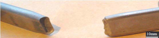 Figure 6 : Force-displacement curves from experiment and FE with calibrated shear, ductile and PMP failure modeling parameters for 12mm x 7mm wire