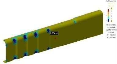 Figure 9 : Dome feature for accurate shape generationIn an inclined plane with 120 degrees it was drawn the sketch presented in Figure10.4