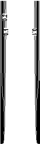 Figure 8 : Stress contour for frame d) Crack Intiation in the Stiffened Panel