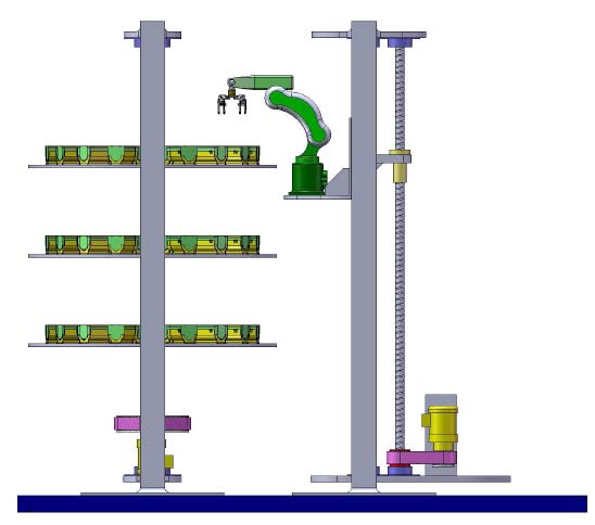 Figure 4 : A disk cleaning machine wiring schematic to enable Machine Stop (MS). The bigger bold letters represent changes IV.