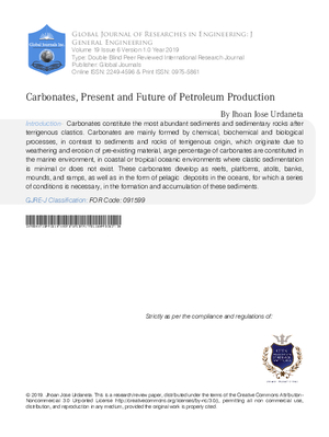 Carbonates, Present and Future of Petroleum Production