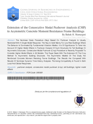 Extension of the Consecutive Modal Pushover Analysis (CMP) to Asymmetric Concrete Moment Resistance Frame Buildings