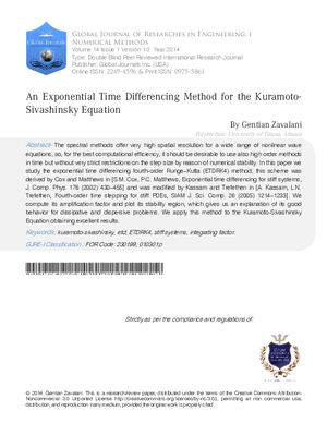 An Exponential Time Differencing Method for the Kuramoto-Sivashinsky Equation