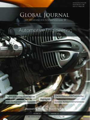 GJRE-B Automotive: Volume 20 Issue B1