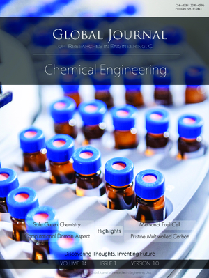 GJRE-C Chemical: Volume 14 Issue C1