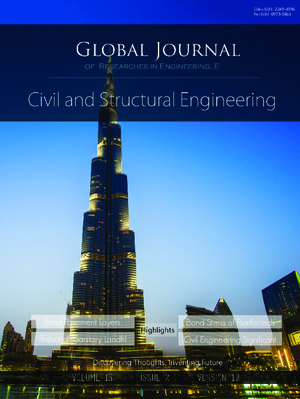 GJRE-E Civil and Structural: Volume 13 Issue E2