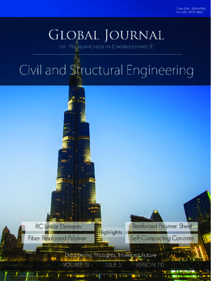 GJRE-E Civil and Structural: Volume 13 Issue E5