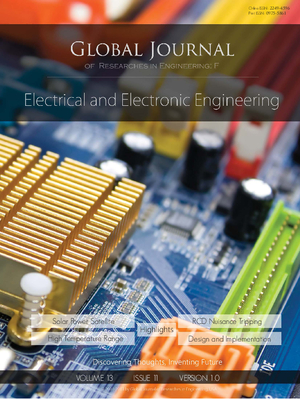GJRE-F Electrical and Electronic: Volume 13 Issue F11